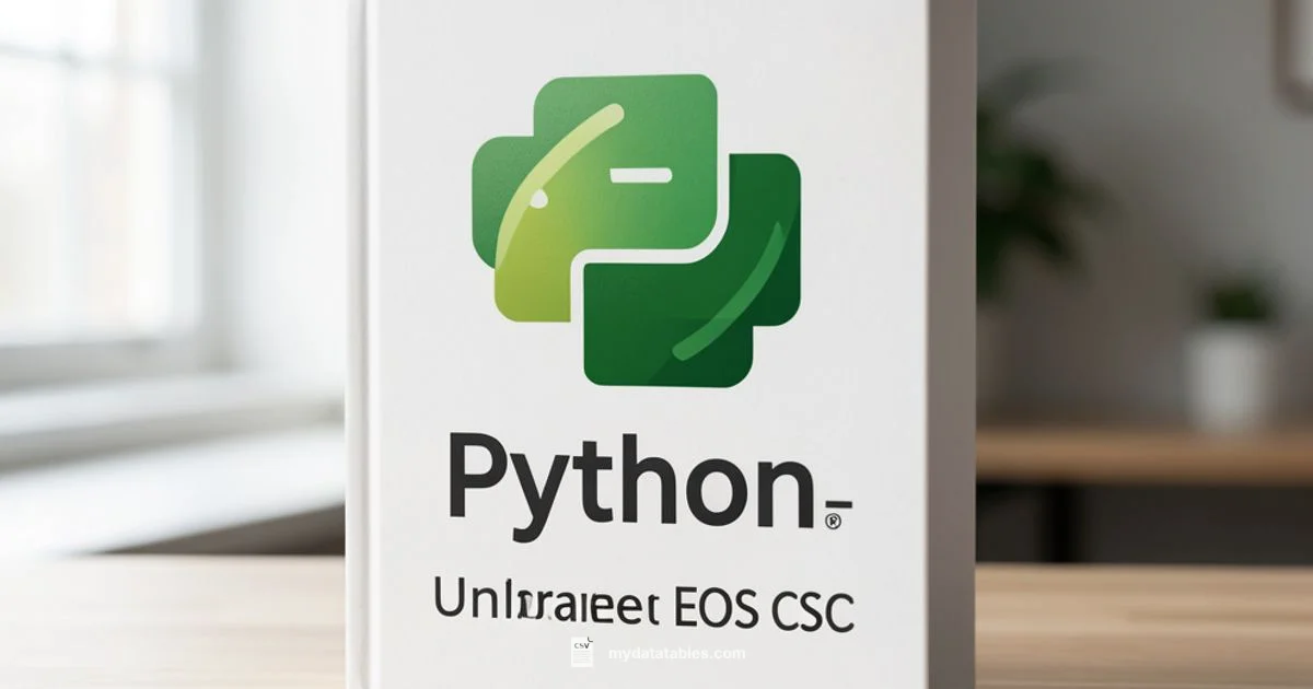 CSV in Python CSV in Python - MyDataTables