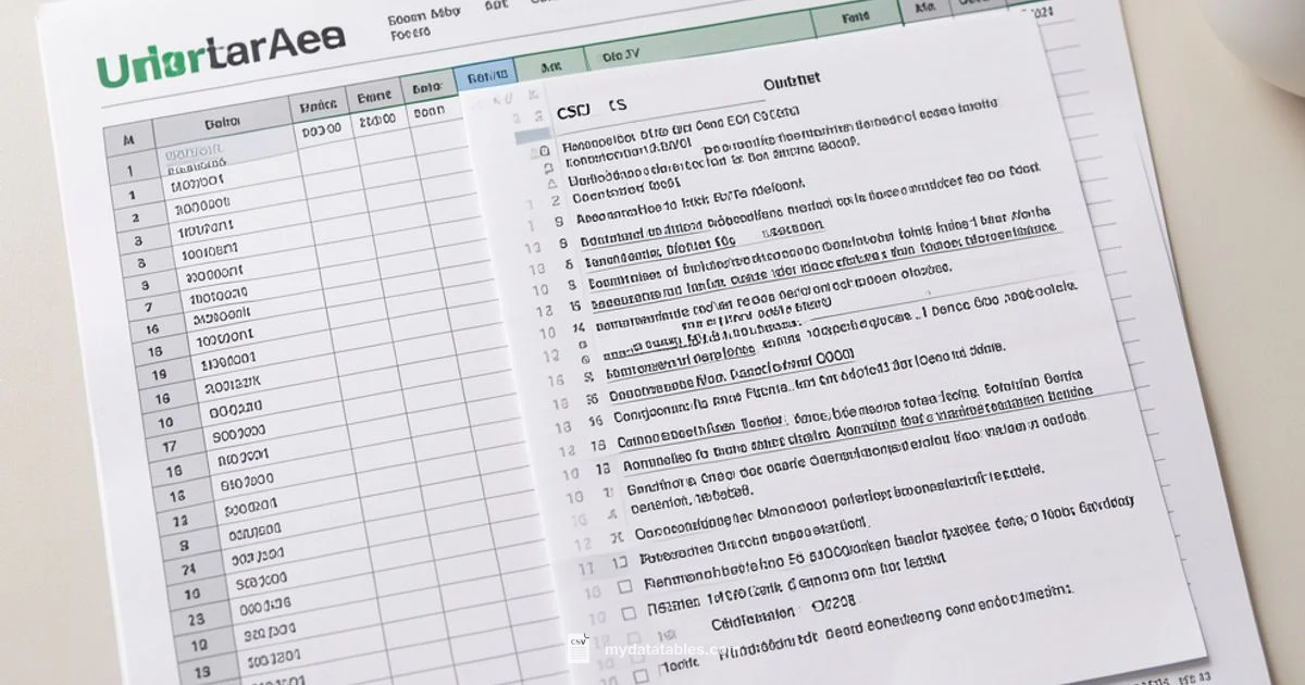 CSV File Basics - MyDataTables