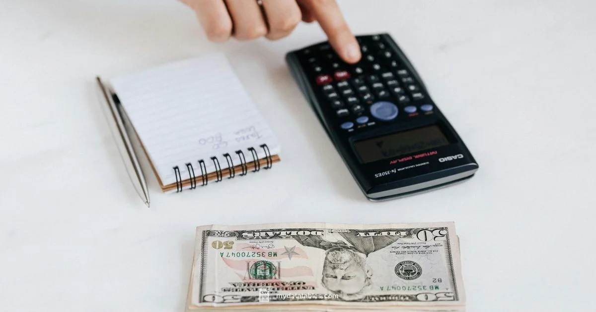 Save Numbers as CSV - MyDataTables