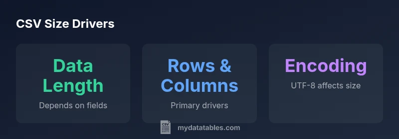 CSV size drivers infographic