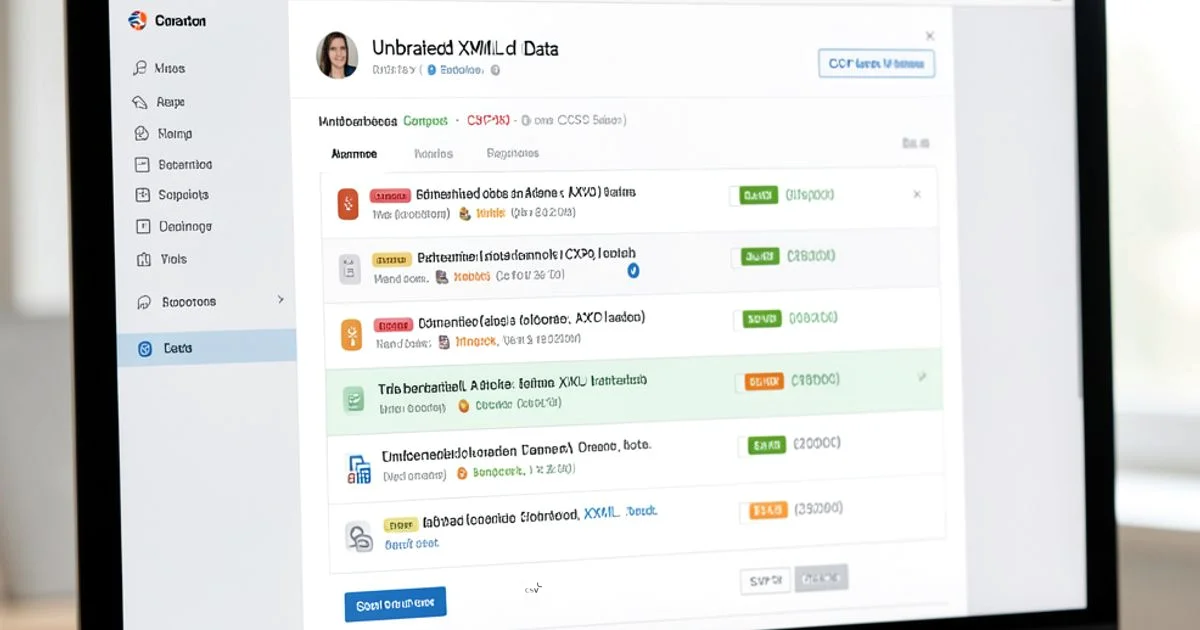 XML to CSV Excel - MyDataTables