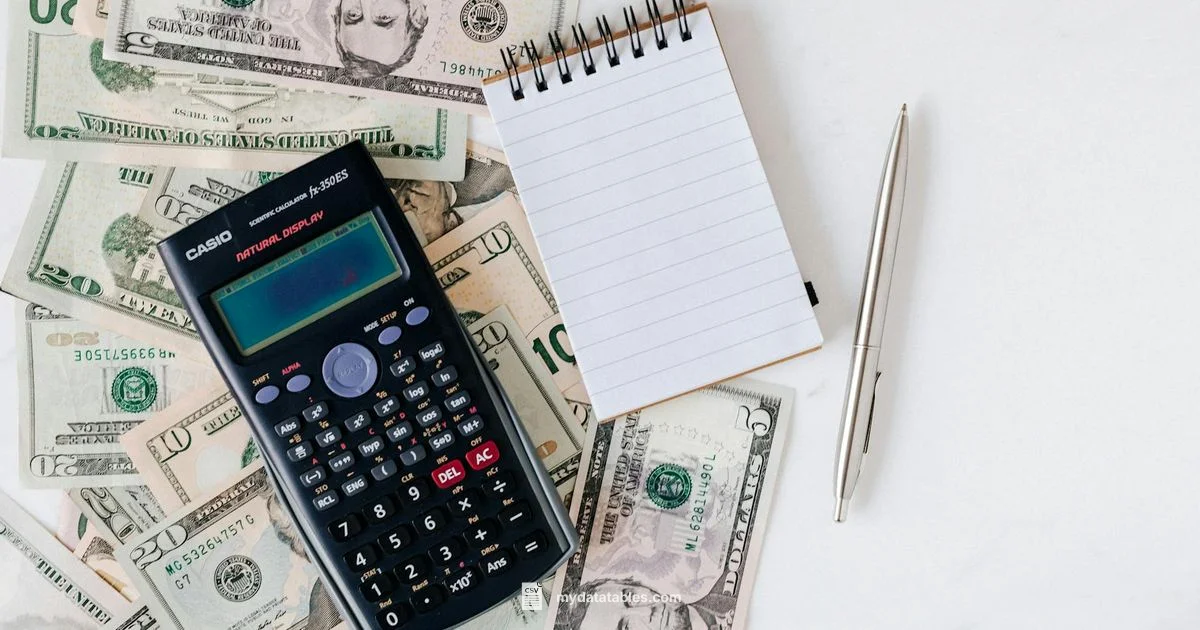 Bank Statement CSV - MyDataTables