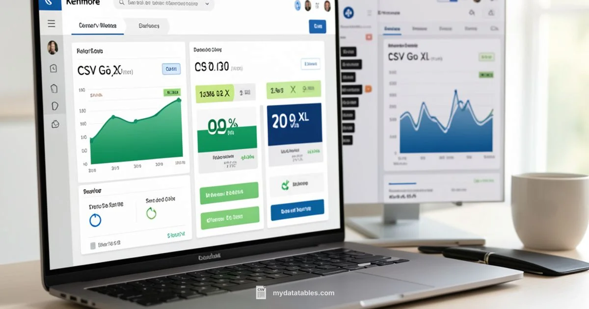 Kenmore CSV Go XL - MyDataTables