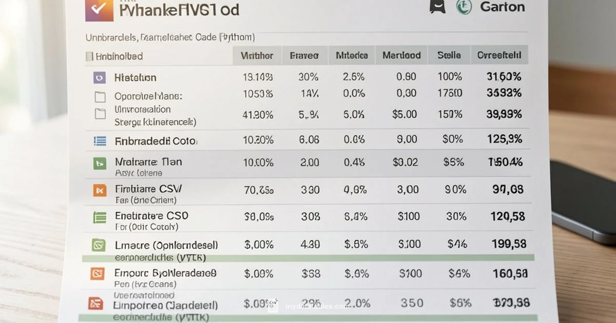 CSV in Python CSV in Python - MyDataTables