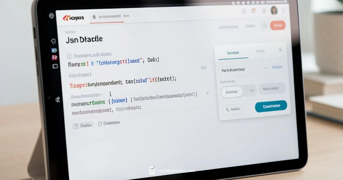 JSON to CSV - MyDataTables