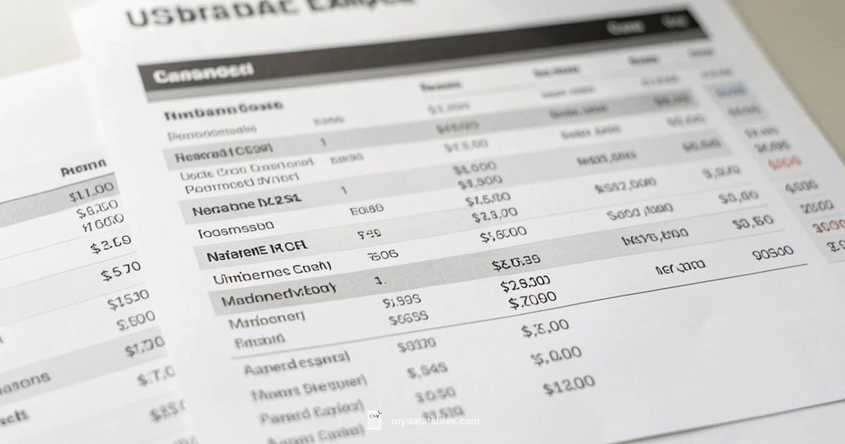 CSV Look Guide - MyDataTables