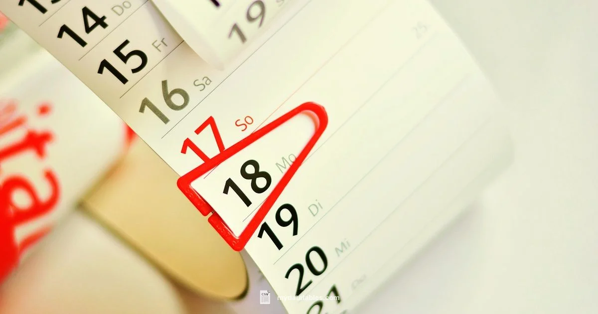 CSV to ICS Guide - MyDataTables