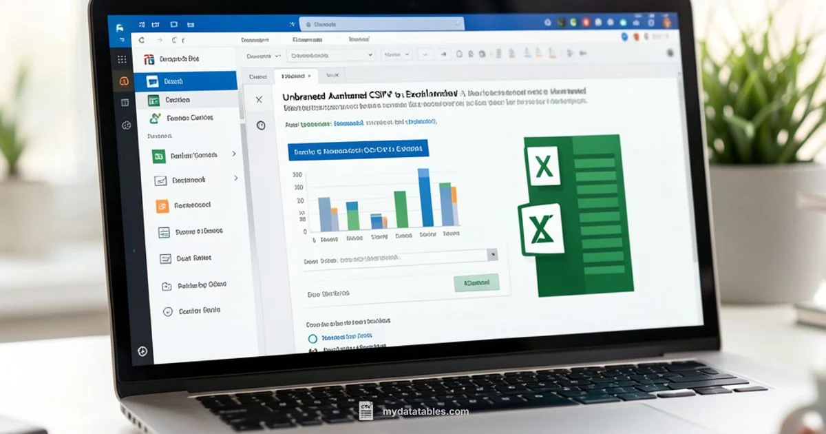 CSV to Excel Auto - MyDataTables