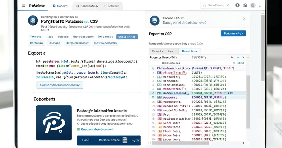 CSV Export Steps CSV Export Steps - MyDataTables