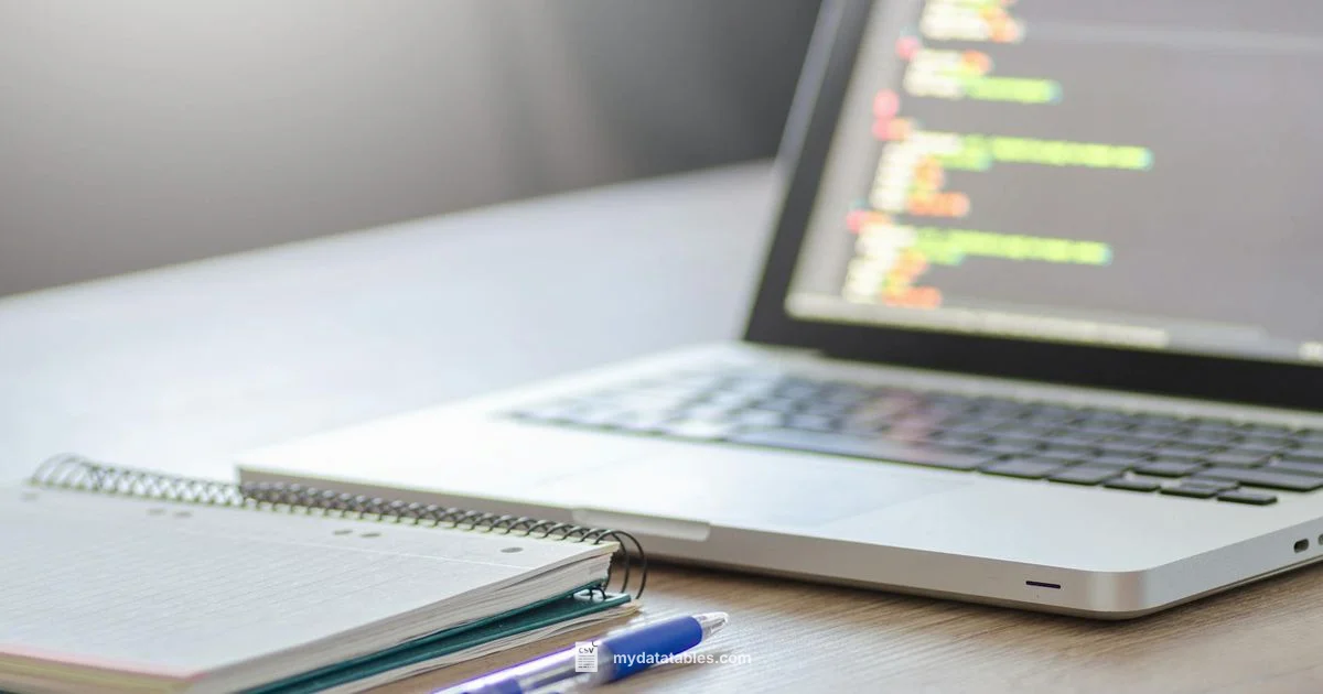 CSV to LaTeX Table - MyDataTables