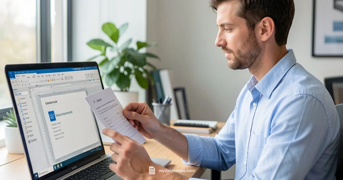 DOCX to CSV Guide DOCX to CSV Guide - MyDataTables