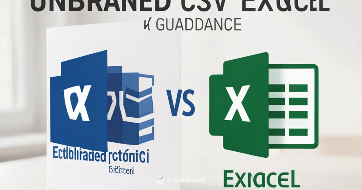 CSV Excel Guide - MyDataTables