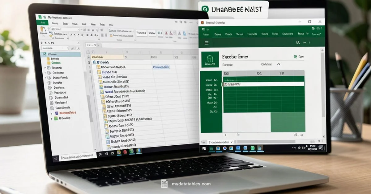 CSV to Excel Guide - MyDataTables