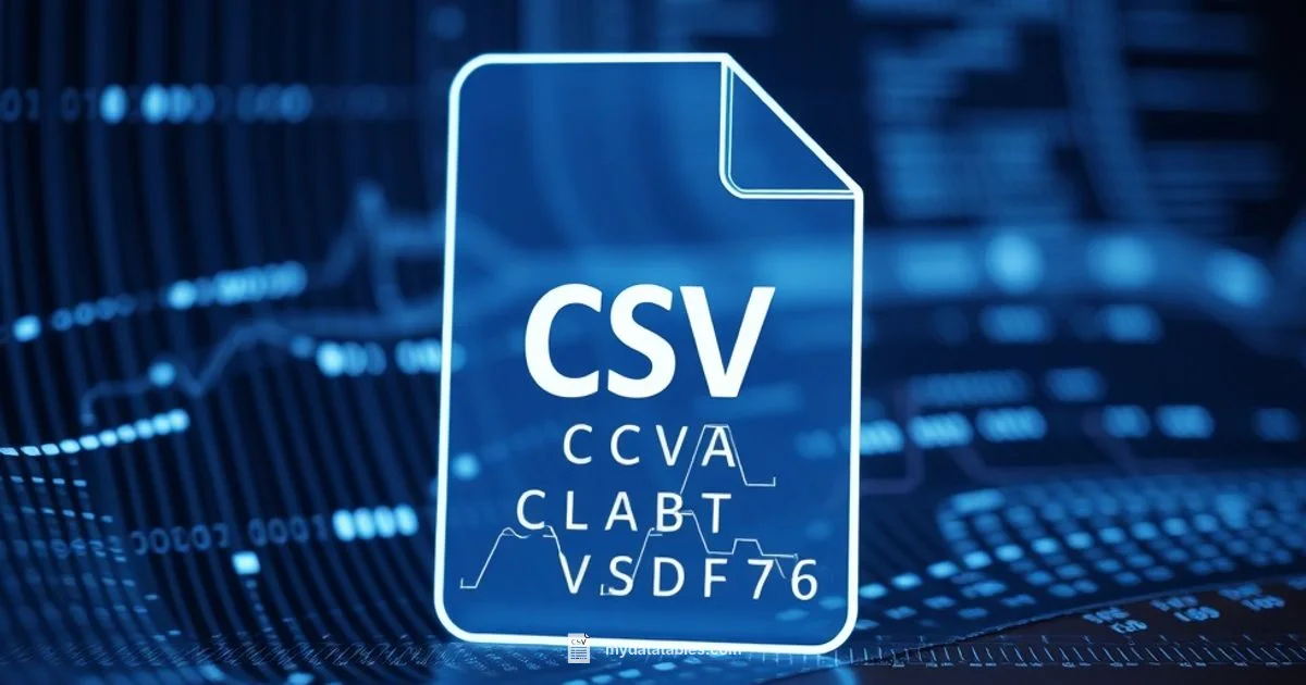 CSV File Guide - MyDataTables
