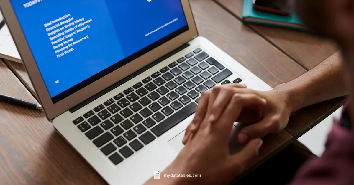 CSV in Browser - MyDataTables