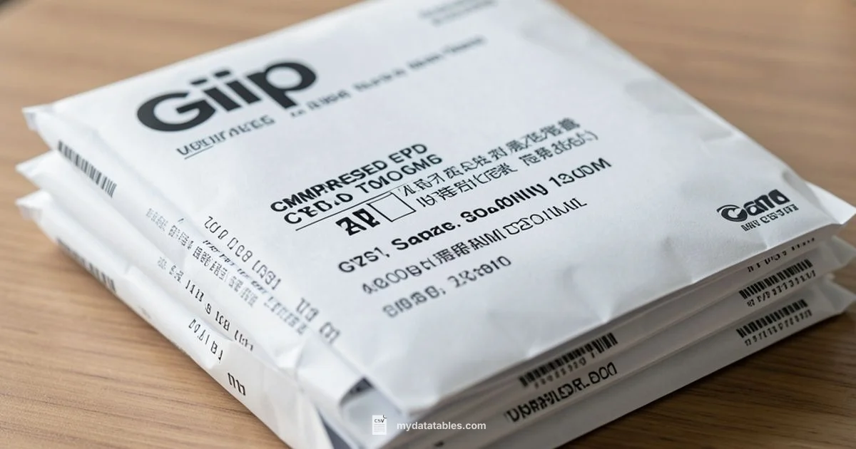 CSV GZ Overview - MyDataTables