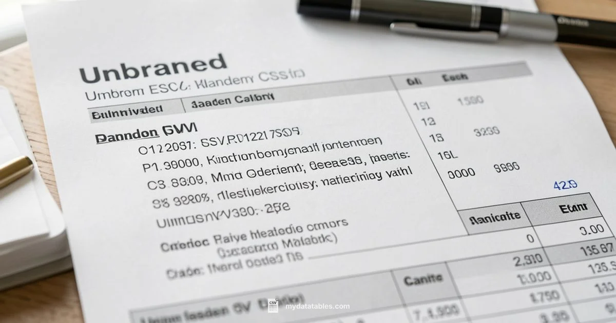 CSV Header Guide - MyDataTables