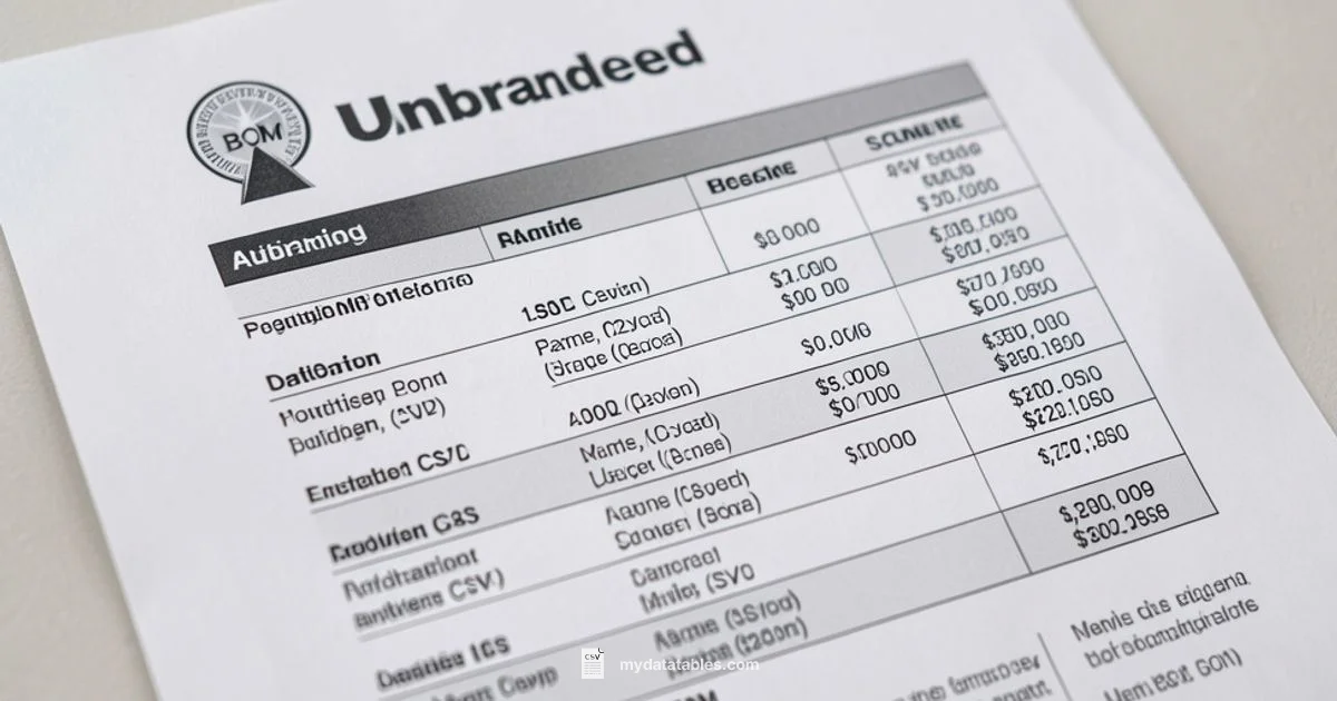 Detect BOM Fast - MyDataTables