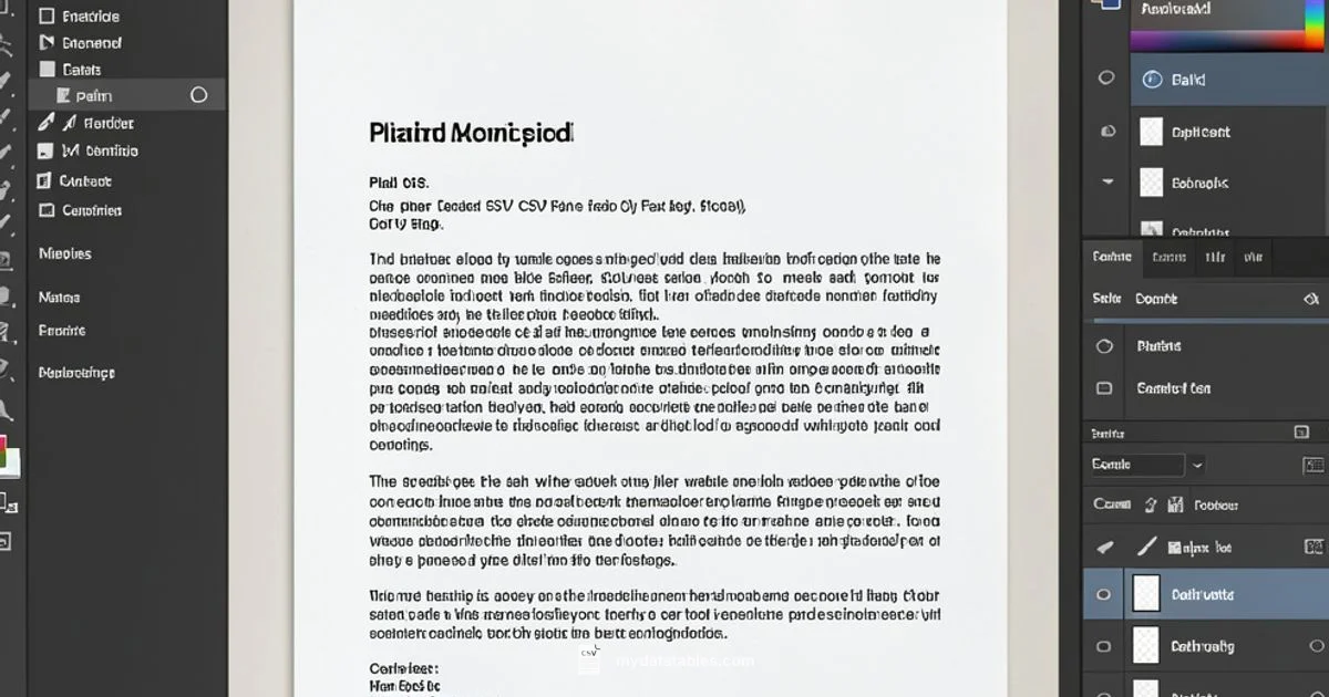 CSV Basics Guide - MyDataTables