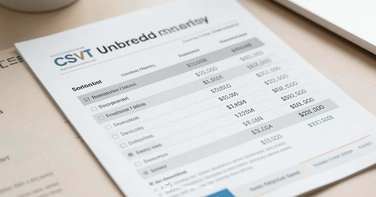 CSV Basics CSV Basics - MyDataTables