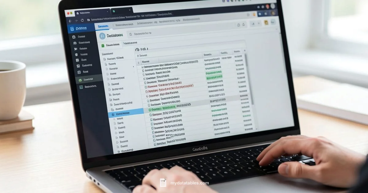CSV Export Guide - MyDataTables