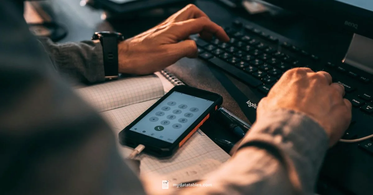 Contacts CSV Guide - MyDataTables