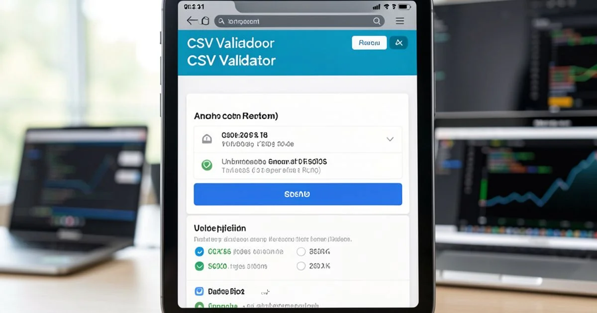 CSV Validator Guide - MyDataTables