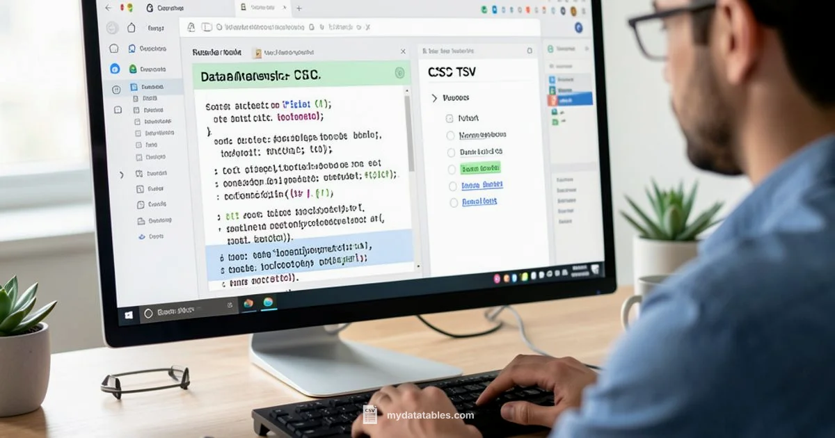 CSV vs TSV - MyDataTables