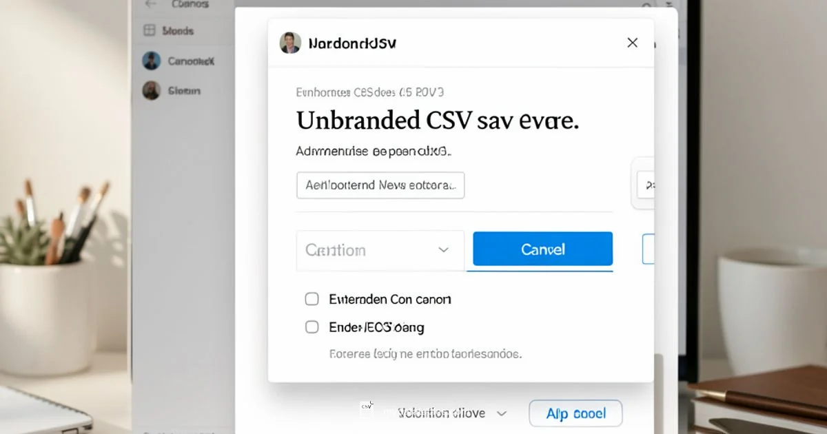 CSV Save Fix Guide - MyDataTables
