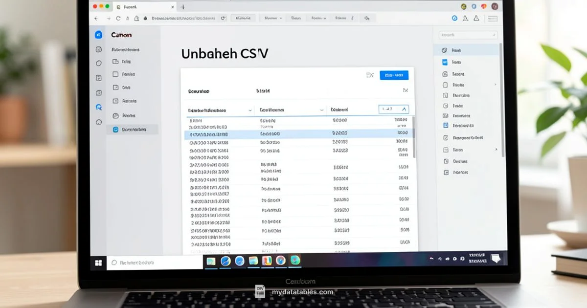 CSV Viewer in Action CSV Viewer in Action - MyDataTables