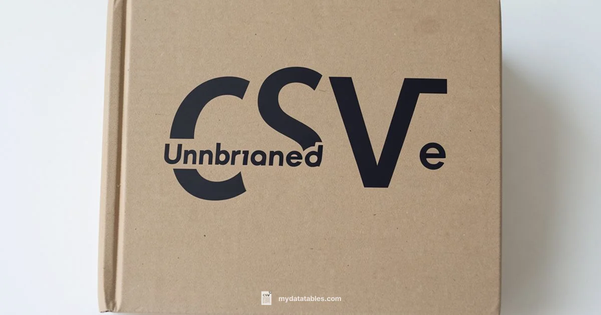 CSV Line Breaks - MyDataTables