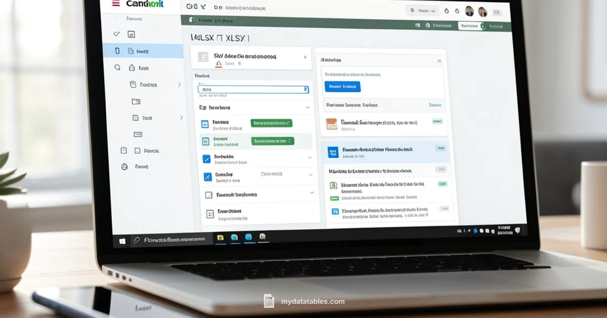 CSV to XLSX Guide - MyDataTables