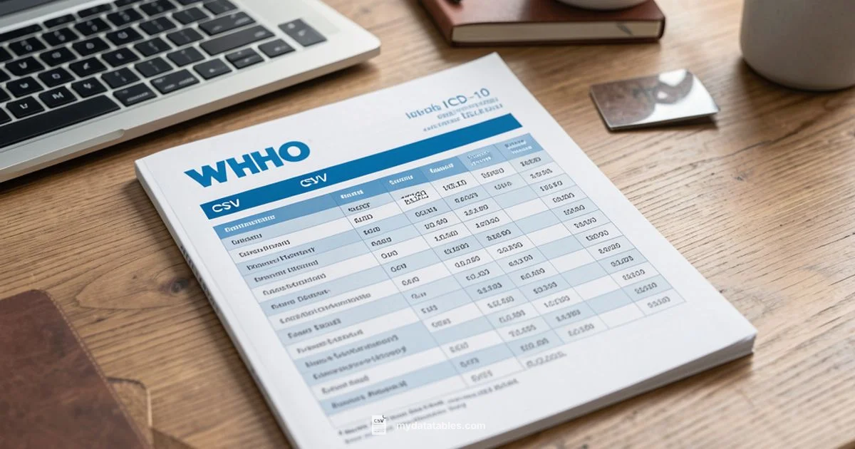 ICD-10 CSV Guide ICD-10 CSV Guide - MyDataTables