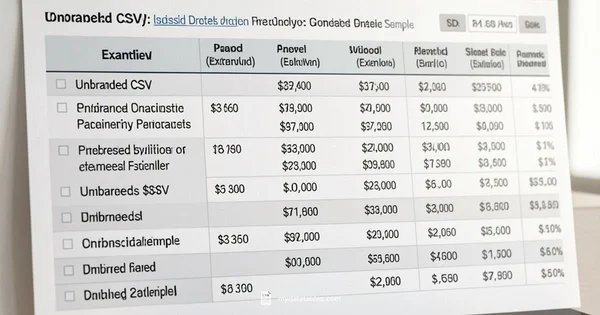 Csv Example Guide - MyDataTables