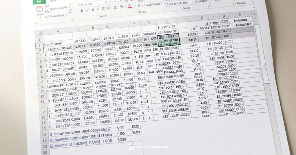 CSV in Excel - MyDataTables