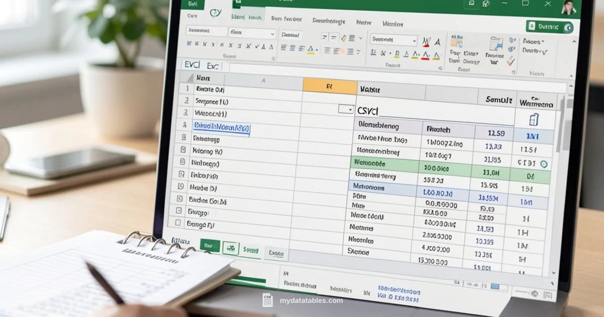 Open CSV in Excel - MyDataTables