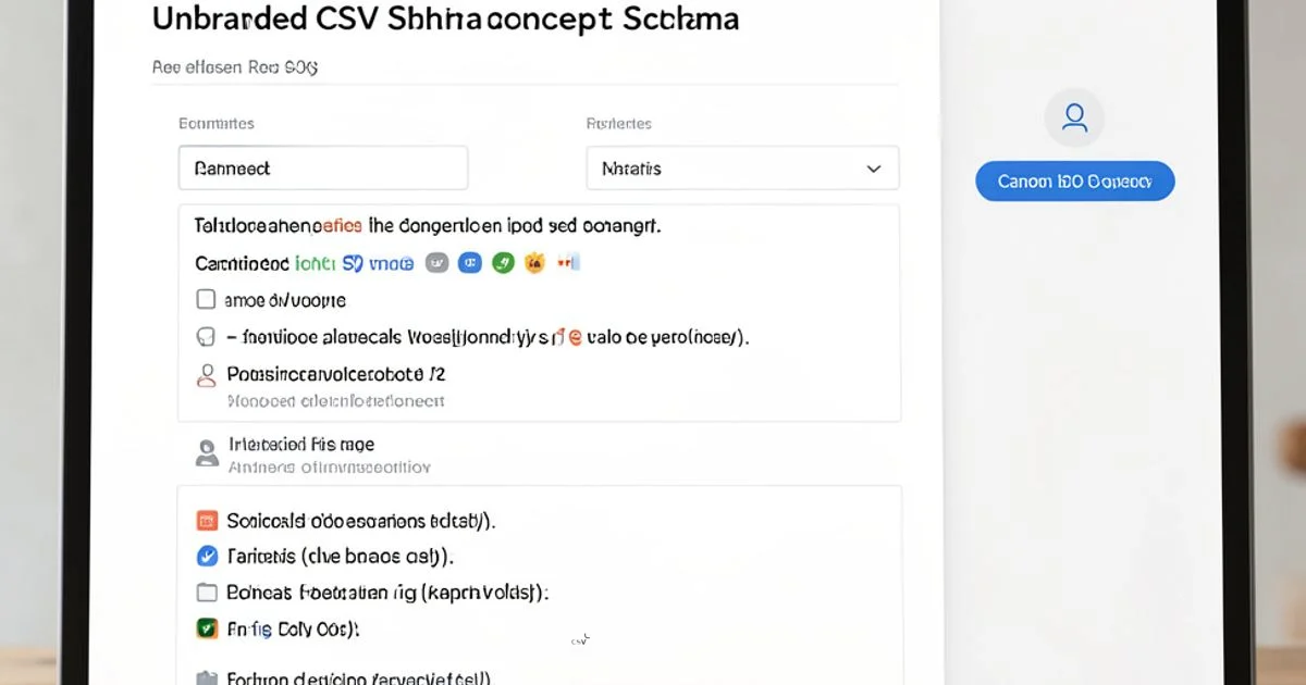 CSV with Schema - MyDataTables
