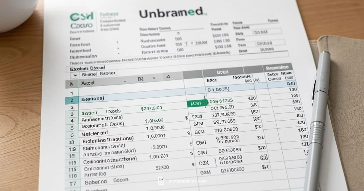 CSV Formatting in Excel - MyDataTables