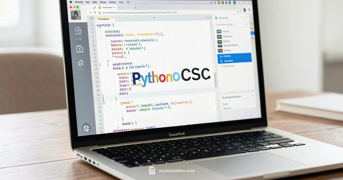 CSV in Python CSV in Python - MyDataTables