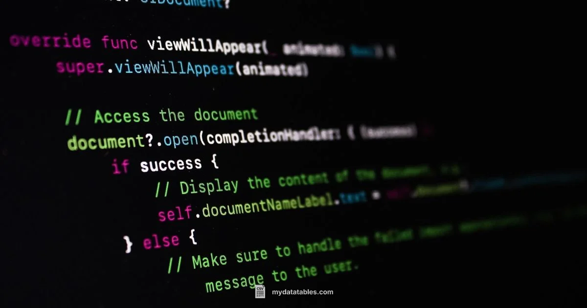 CSV Parser Guide - MyDataTables