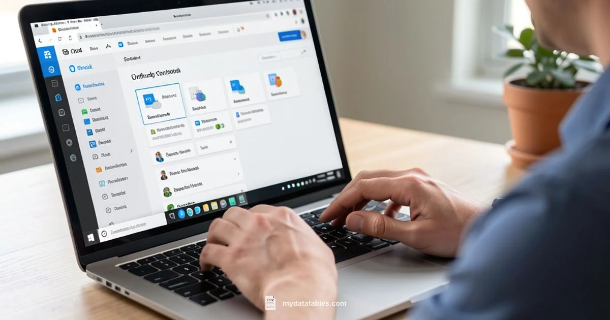 Upload CSV Contacts - MyDataTables