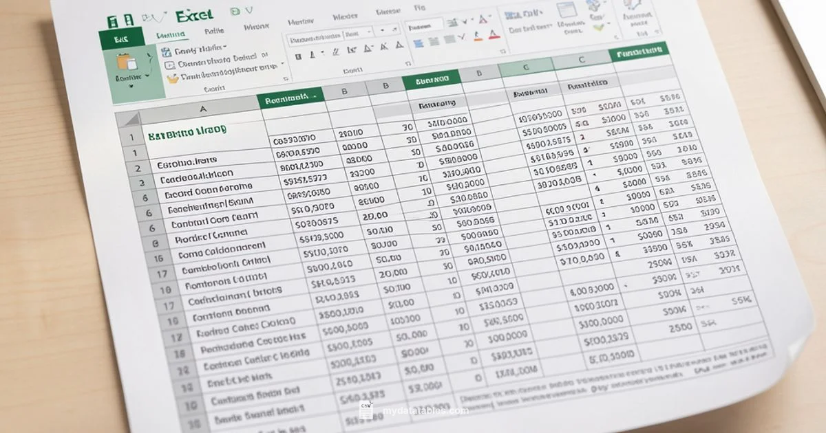 CSV in Excel Guide - MyDataTables