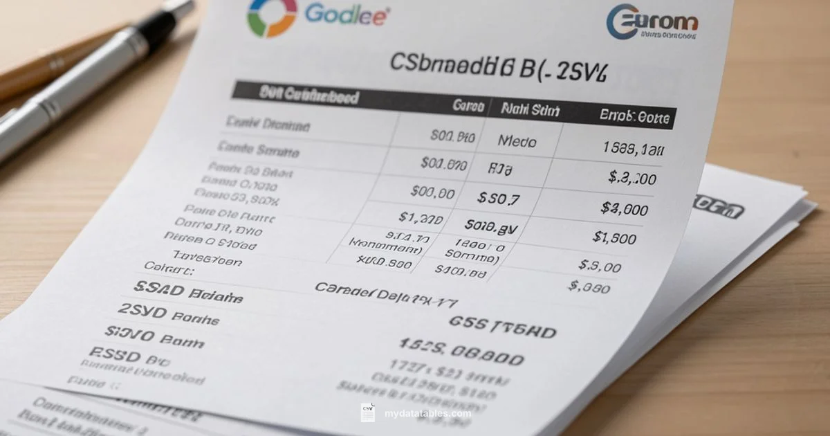 CSV Use Guide - MyDataTables