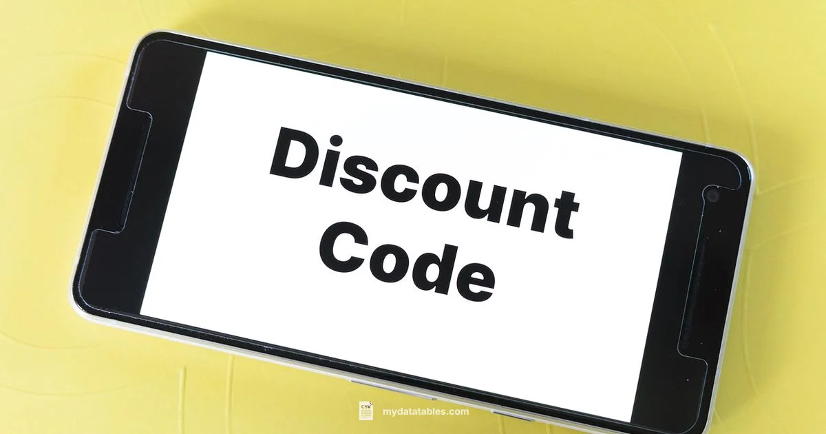 Discount Examples Guide Discount Examples Guide - MyDataTables