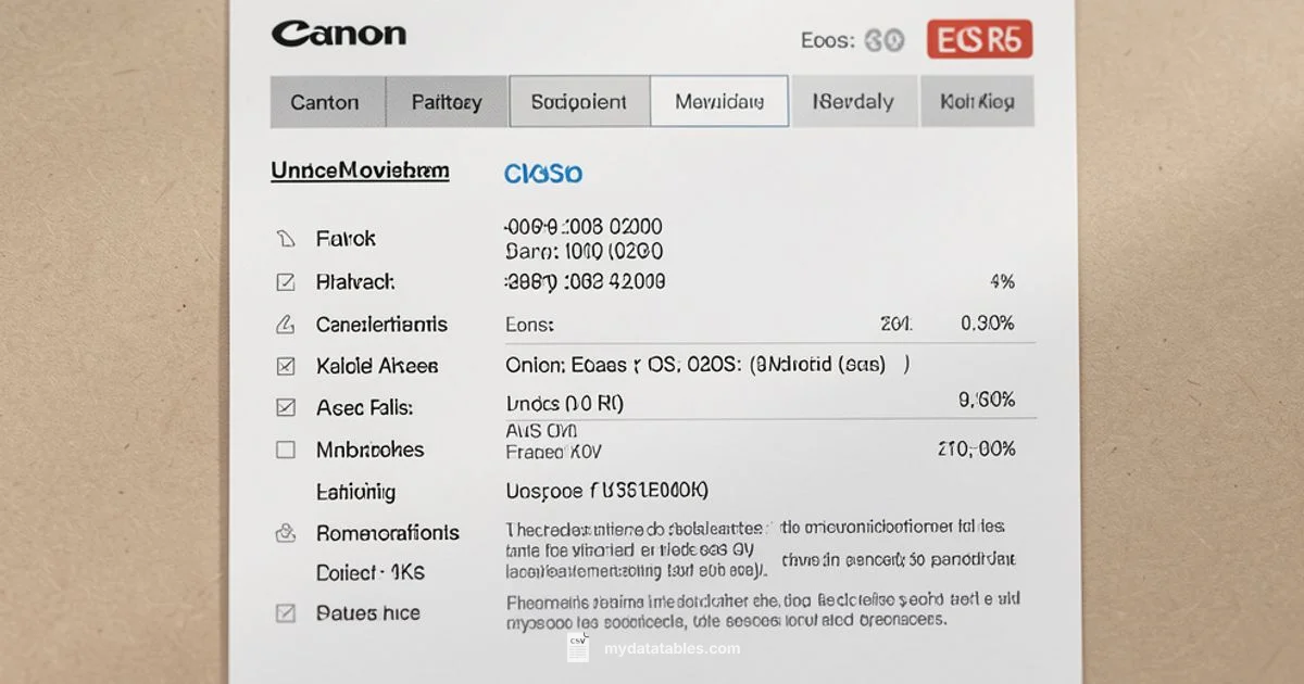 CSV Headers 101 - MyDataTables