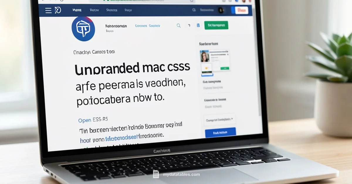 Open CSV on Mac Open CSV on Mac - MyDataTables