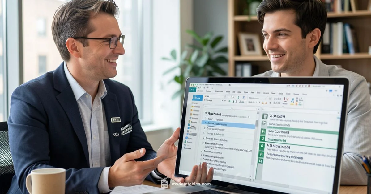 CSV vs Excel Guide - MyDataTables
